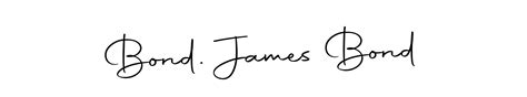 72+ Bond. James Bond Name Signature Style Ideas | First-Class Online ...