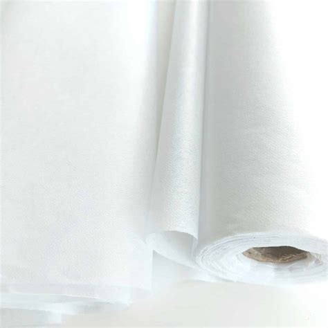 Buy Iron On Interfacing - White - Mediumweight - Budget - 100cm Wide Online | More Sewing