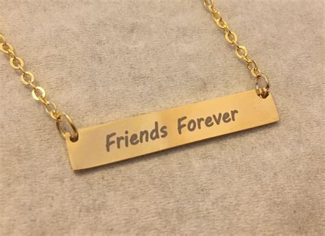 Friends forever necklace, Best friend necklace, best friend gift ...