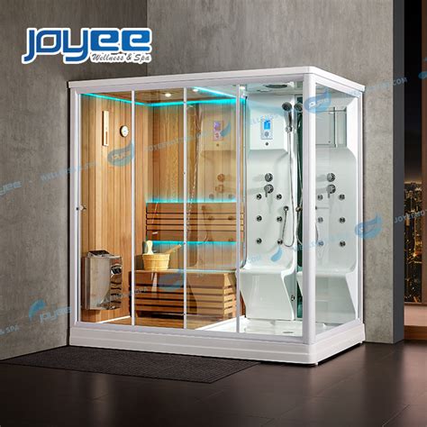 Joyee Traditional Sauna Room with Wet Steam Functions Steam Shower ...