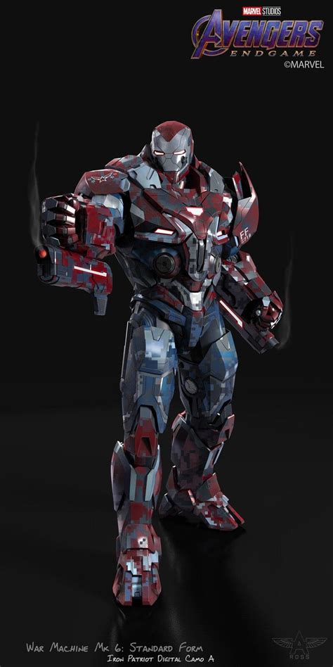 ArtStation - Avengers Endgame: Iron Patriot | Iron man art, Iron man ...