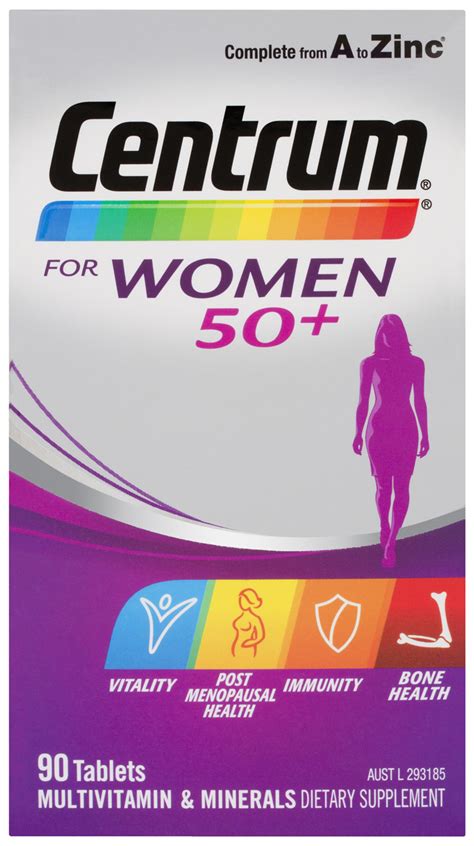 Centrum For Women 50+ Tablets 90 Tablets - Unichem Arrowtown Pharmacy