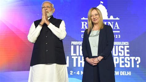 Raisina Dialogue 2023: PM Narendra Modi, Italian Counterpart Giorgia ...