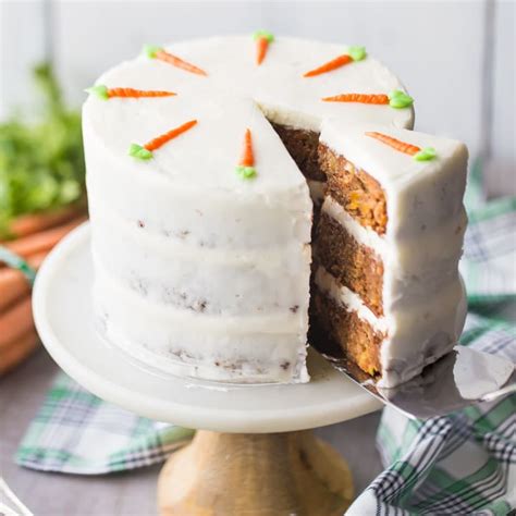 Best Ever Carrot Cake with Cream Cheese Frosting: moist & light! -Baking a Moment