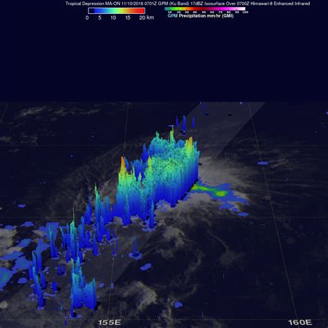 Tropical Depression MA-ON Evaluated With GPM Data | NASA Global Precipitation Measurement Mission