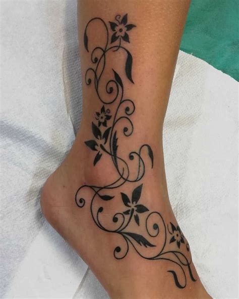 #Tattoos,ankle tattoos Inner Ankle Tattoos, Wrap Around Ankle Tattoos ...