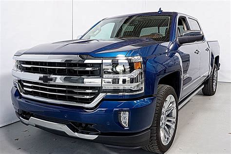 New 2018 Chevrolet Silverado 1500 High Country, Crew Cab Deep Ocean ...