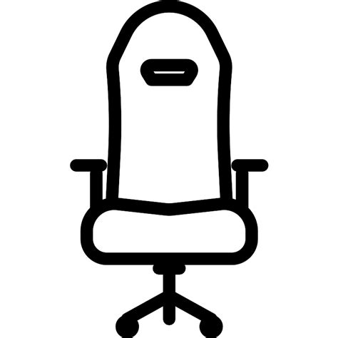 Desk Chair Vector SVG Icon - SVG Repo