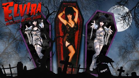 Elvira Halloween Wallpaper