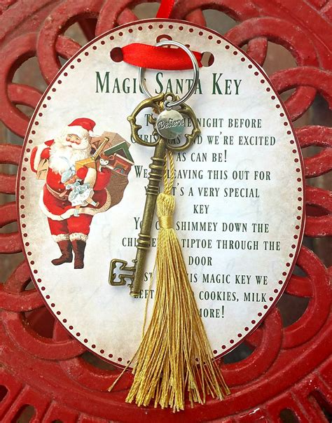 Magic Santa Key how-to and FREE printable | Santa's magic key, Santa key, Magic santa