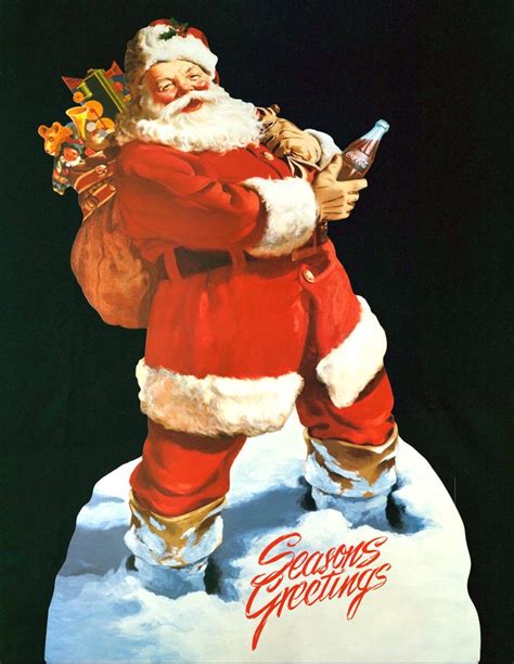 17 Best images about Coca Cola Santa on Pinterest | Christmas ad, Christmas art and Advertising ...