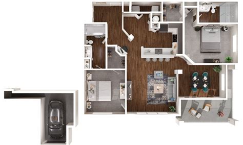 Floor Plan Details - Lake's Edge Apartments