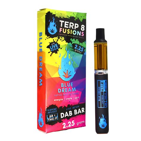 Terp 8 Delta 8 & THC-P Live Resin Disposable Vape Pen Blue Dream 2.25g ...