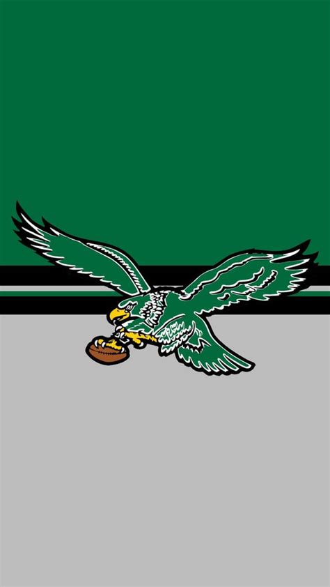 Made an Eagles Mobile Wallpaper with the Throwback Logo and Kelly Green ...