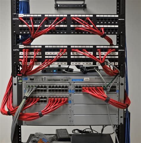 Cable management strategy for a small chassis switch - Server Fault