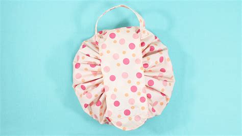 DIY ROUND DRAWSTRING POUCH [sewingtimes] - diy pouch and bag with ...