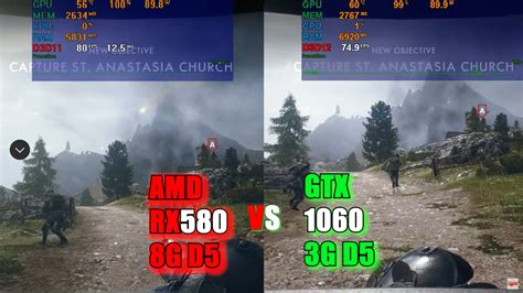 AMD RX 580 VS GTX 1060