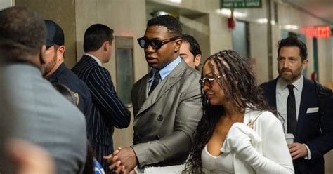 Jonathan Majors and Meagan Good Appear in NYC Court Together | POPSUGAR ...