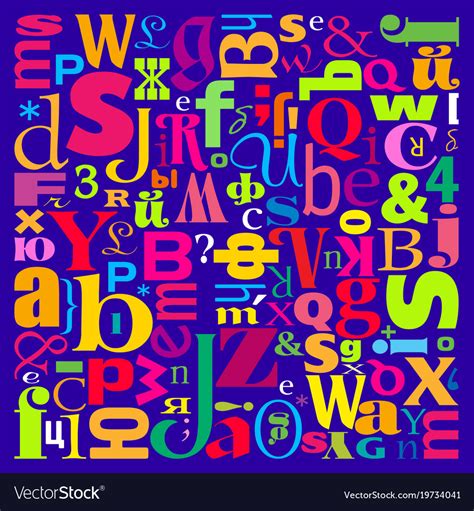 Letters Background Design