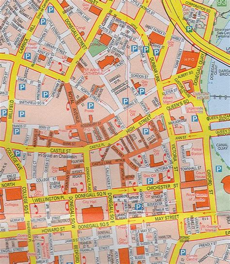 Maps of Belfast, Northern Ireland. - Free Printable Maps