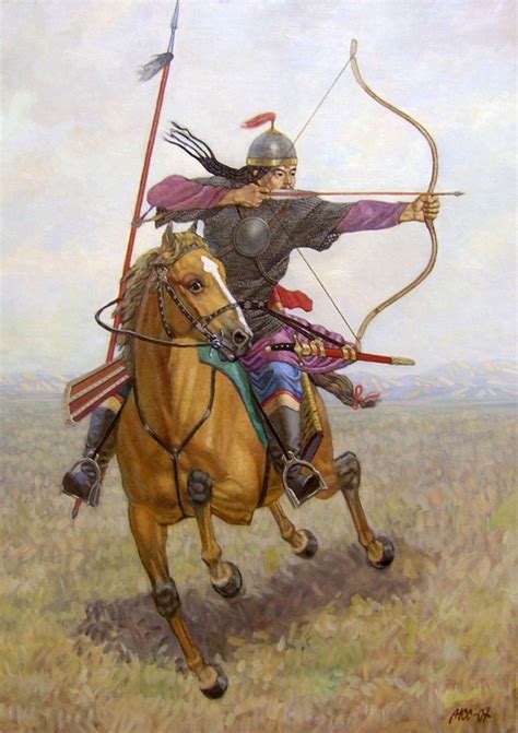 Khazar Horse Archer | Military art, Historical warriors, Warrior