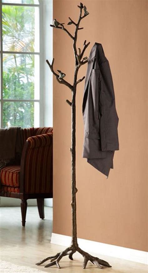 15 Cool DIY Branch Coat Racks | Home Design And Interior Coat And Hat Rack, Coat Racks And Hooks ...