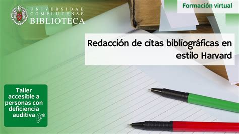 Redacción de citas bibliográficas en estilo Harvard - YouTube