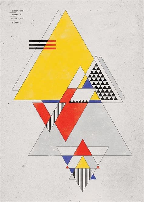 Inspiring Use of Geometry in Graphic Design | Bauhaus art, Geometric art, Art design