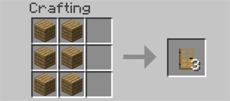 How to Make a Door (Iron & Wood Recipes) in Minecraft | AlfinTech Computer