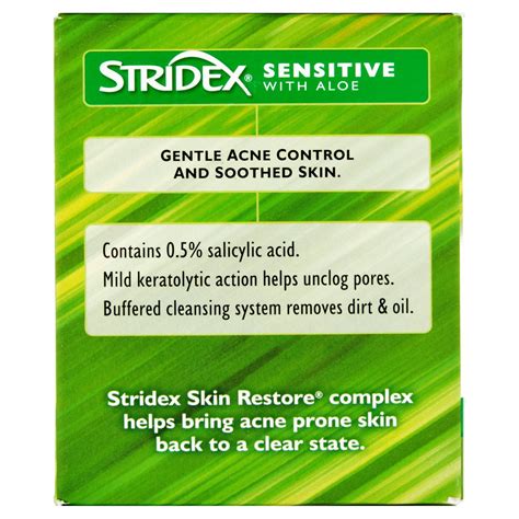 Stridex Medicated Acne Pads, Sensitive Skin 90 Pads