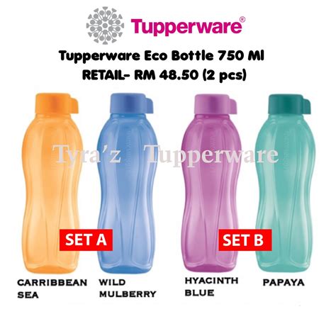 Eco Bottle (2) 750ml | Tupperware Plus