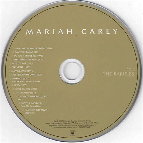 MARIAH CAREY – THE RARITIES – America Dvd