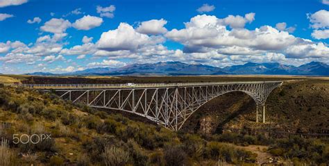 Rio Grande GORGE BRIDGE - Breathtaking sight in Taos, New Mexico. You can actually cross the ...