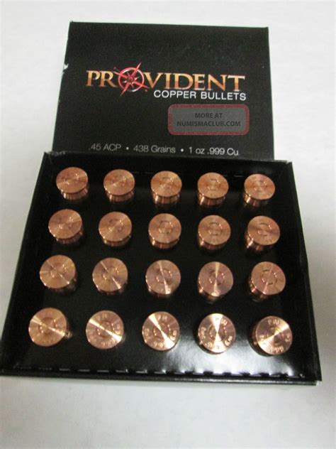 1 Copper Bullet Bullion Oz. 999 Fine Copper