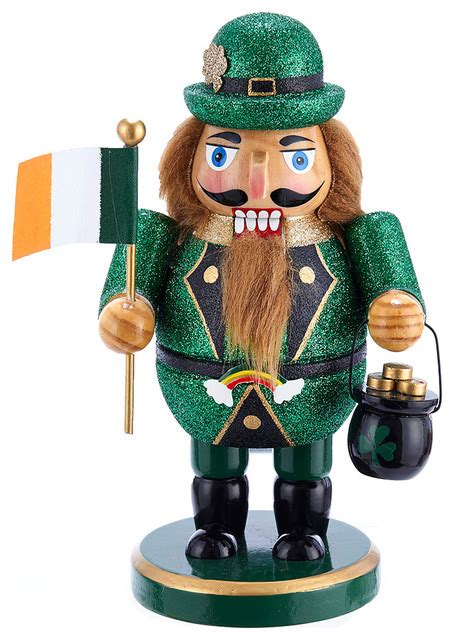 8" Irish Nutcracker, 8 in. - Holiday Accents And Figurines - by Kurt S. Adler, Inc. | Houzz