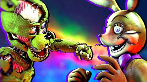 [SFM FNAF] Glitchtrap vs Scraptrap - YouTube