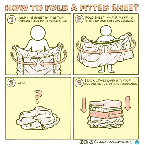 How to Fold a Fitted Sheet : r/funny