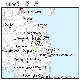 Rankings in Zip 19966 (Millsboro, DE)