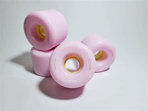 Pink Rebirth Macaron longboard / cruiser board wheels – SkatebruhSG