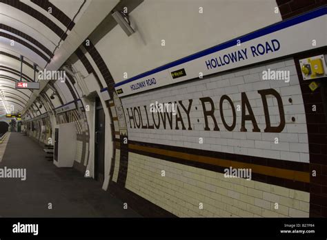 Holloway Road Underground Station - Piccadilly line - London Stock ...