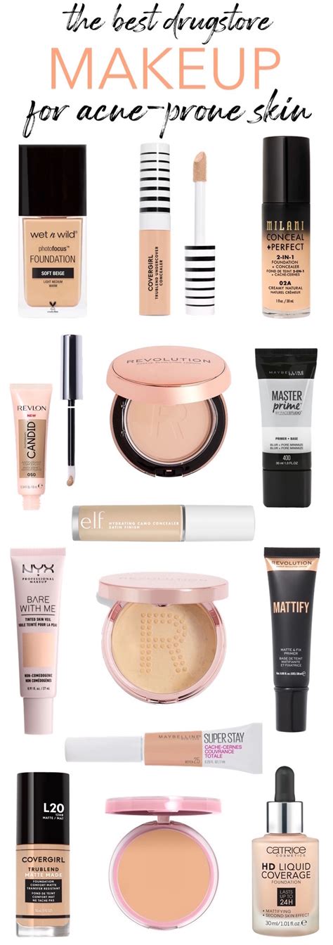 The Ultimate List: Best Drugstore Makeup For Acne-Prone Skin