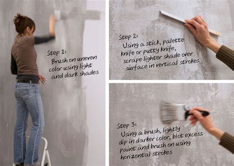 Diy Concrete Wall Paint - Home Ideas | Faux concrete wall, Painting ...