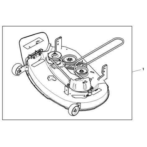 John Deere 42 Edge Mower Deck Belt Diagram - Belt Poster