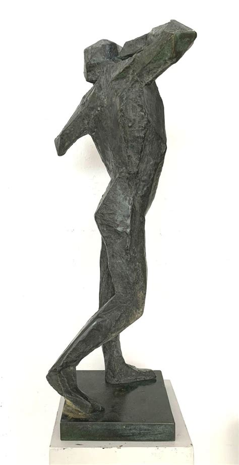 Pawel Orlowski - Dusk - Contemporary figurative bronze sculpture, Human ...