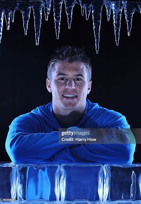 Ice Hockey player Zach Parise poses for a portrait during the 2010 ...