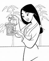 Free Mulan Drawing To Download And color  Coloring Pages sketch template