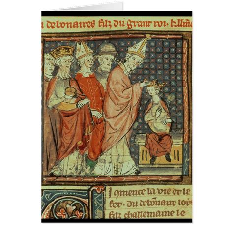 The coronation of Louis I 'the Pious' | Zazzle | Coronation, Louis, 14th century