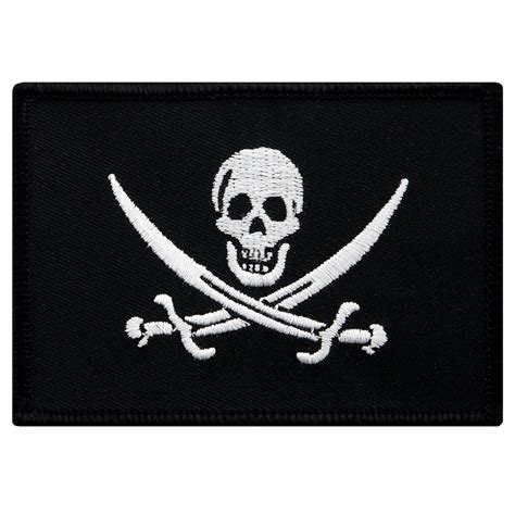 Calico Jack Flag Embroidered Patch