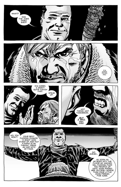 Negan Killing Glenn in The Walking Dead Comic Books | POPSUGAR ...