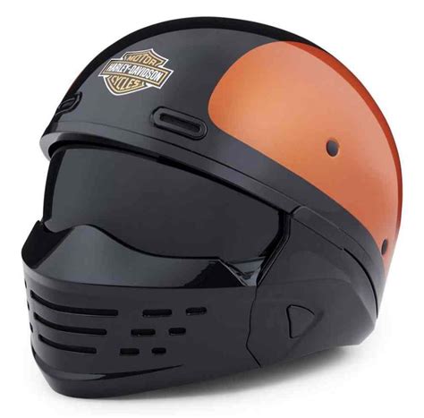 Harley-Davidson® Men's Sport Glide 3-IN-1 X07 Helmet, Orange & Black 98371-20VX - Wisconsin ...